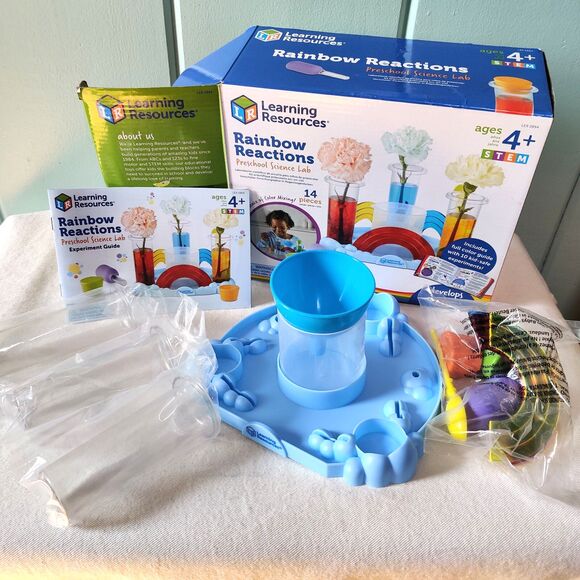 Learning Resources Rainbow Reactions Preschool Science Lab Age 4+ - Picture 2 of 13